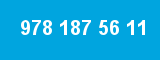 978 187 56 11